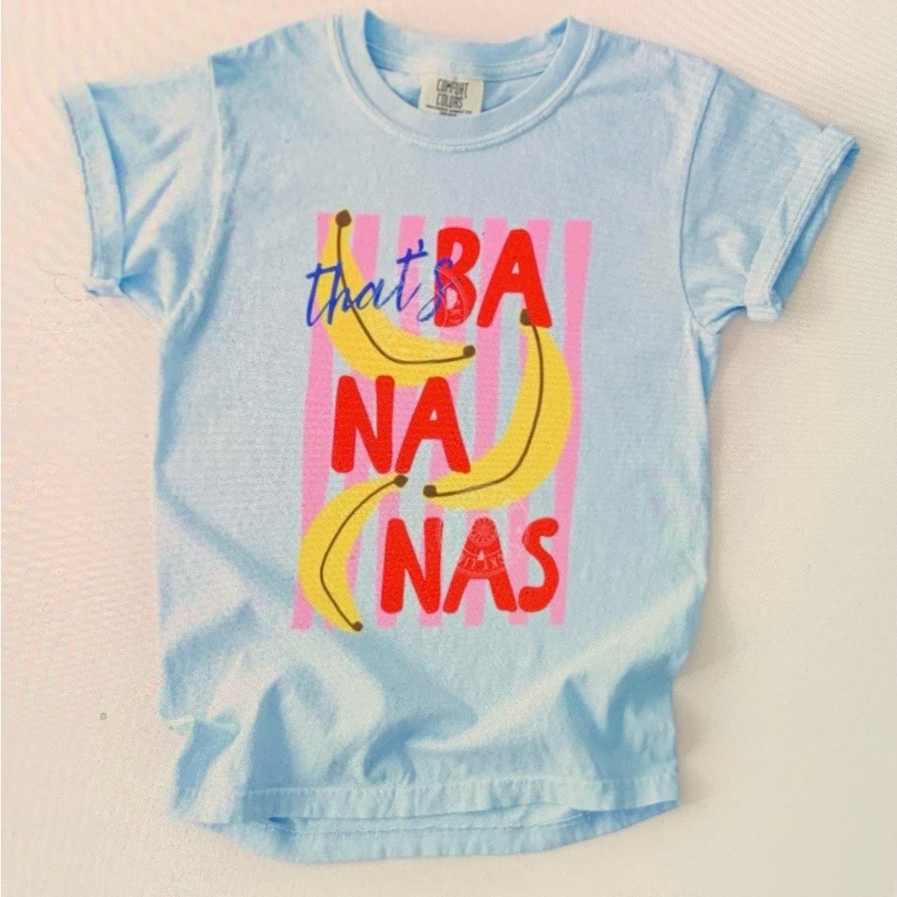 That Bananas Graphic Tee - Light Blue KIDS Tshirt